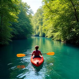 Kayak en río