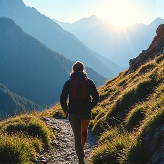 Senderismo en montaña